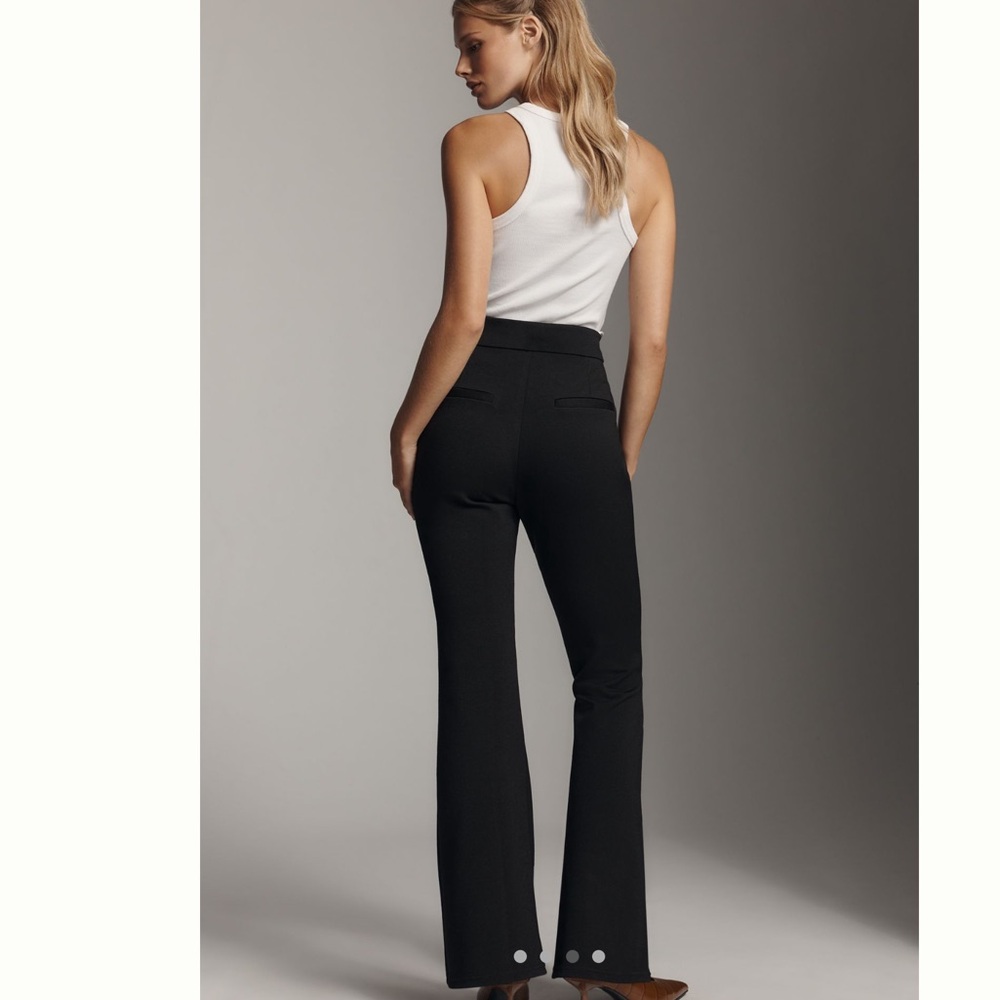 Anthropologie Flare Knit Pants